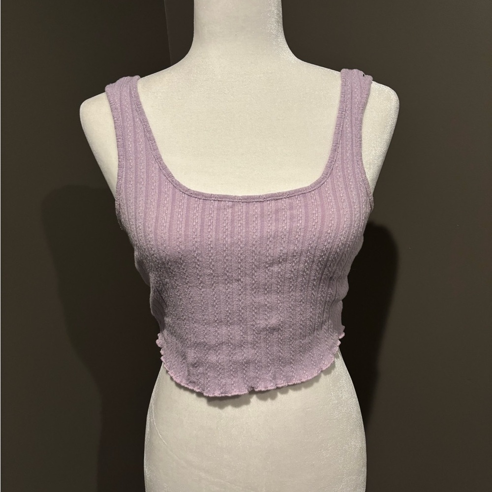 Violet/Lavender Cropped Tank